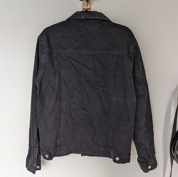 NWOT - Black denim jacket - Picture 2 of 2